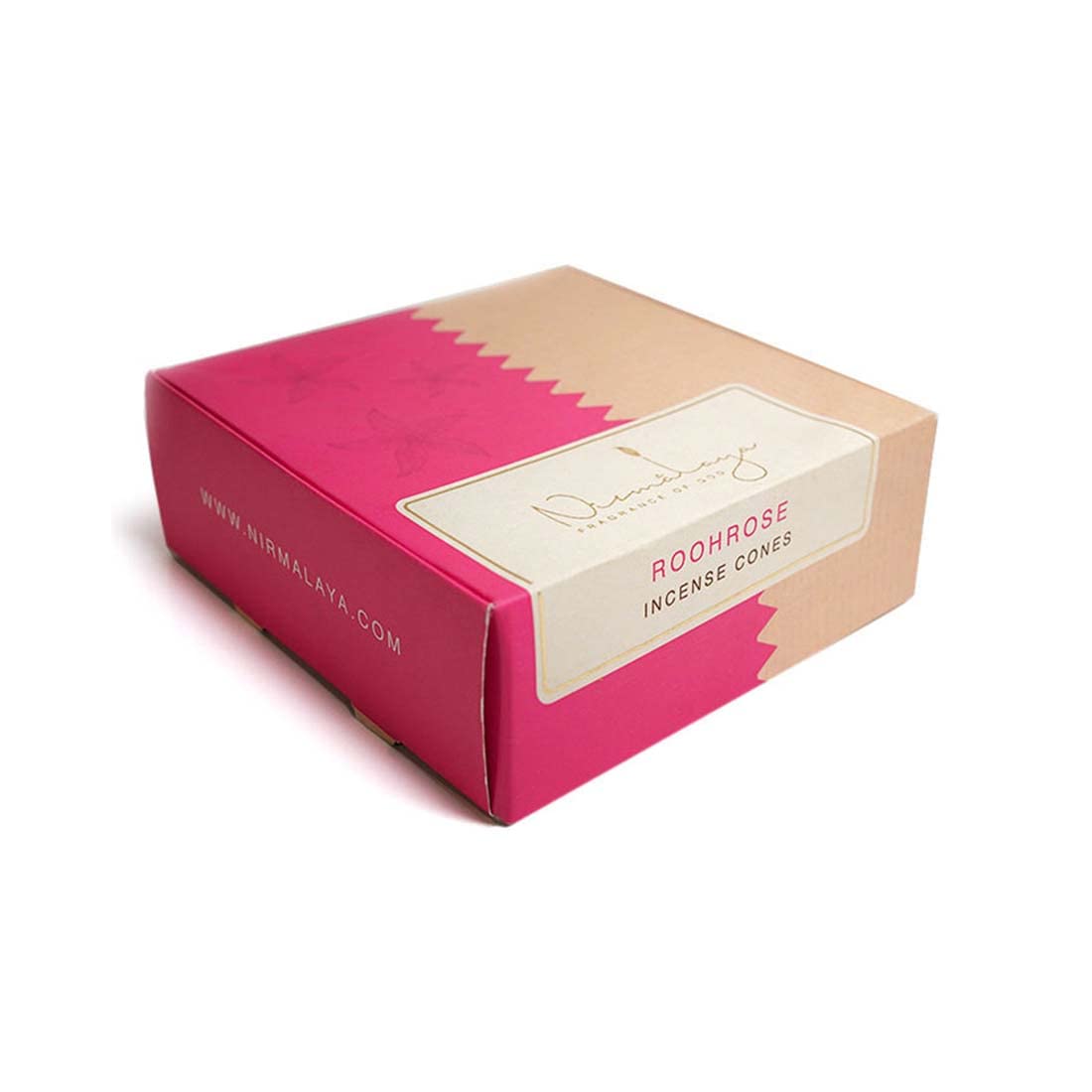 Nirmalaya 100% Natural Rooh Rose Incense Cones (Dhoop) | Incense Cones (40 Units) | Dhoop Cones For Pooja | Incense Cones For Fr